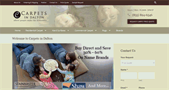 Desktop Screenshot of carpetsindalton.com