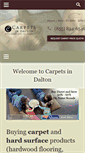 Mobile Screenshot of carpetsindalton.com